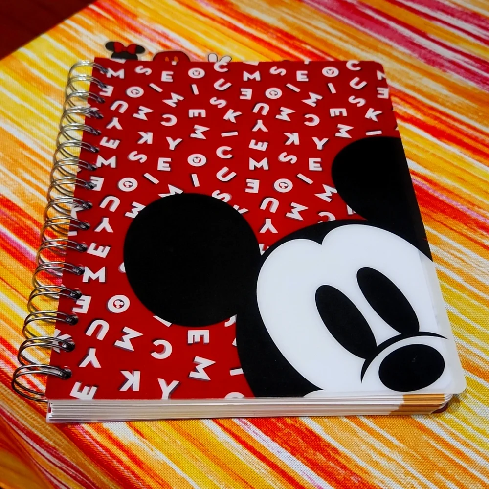 DISNEY Mickey Notebook With Tabs